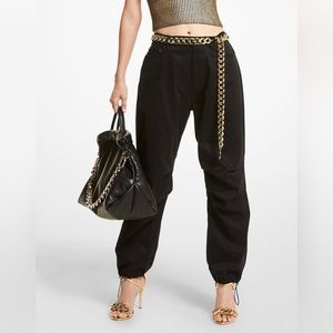 MICHAEL KORS wide-leg organic stretch cotton pants